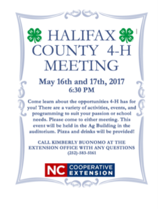 Cover photo for Come One & All to the County Wide 4-H Meeting!