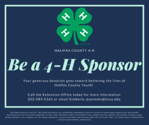Cover photo for Halifax County 4-H Sponsors!