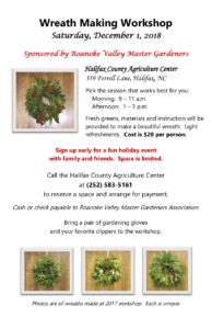 Cover photo for Wreath Making Workshop 2018