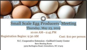 Cover photo for Small Scale Egg Producers' Meeting