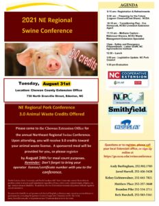 Cover photo for 2021 NE Regional Swine Conference