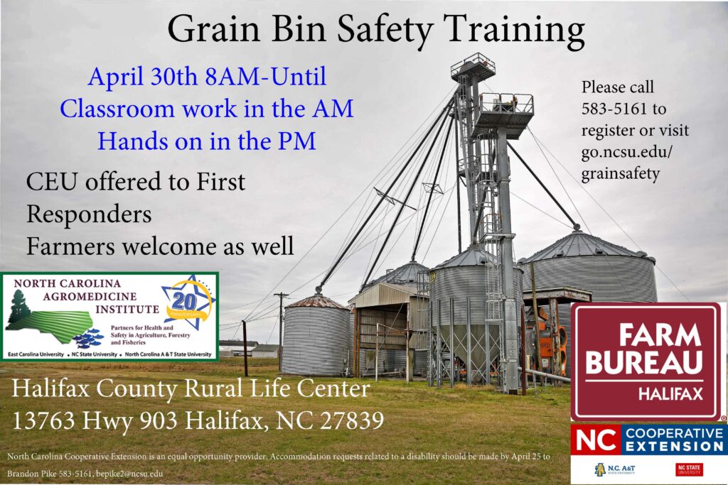 Grain Bin Safety Training poster