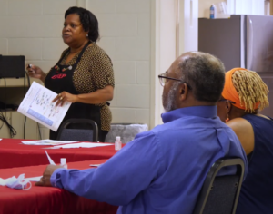 EFNEP Educator teaching a lesson