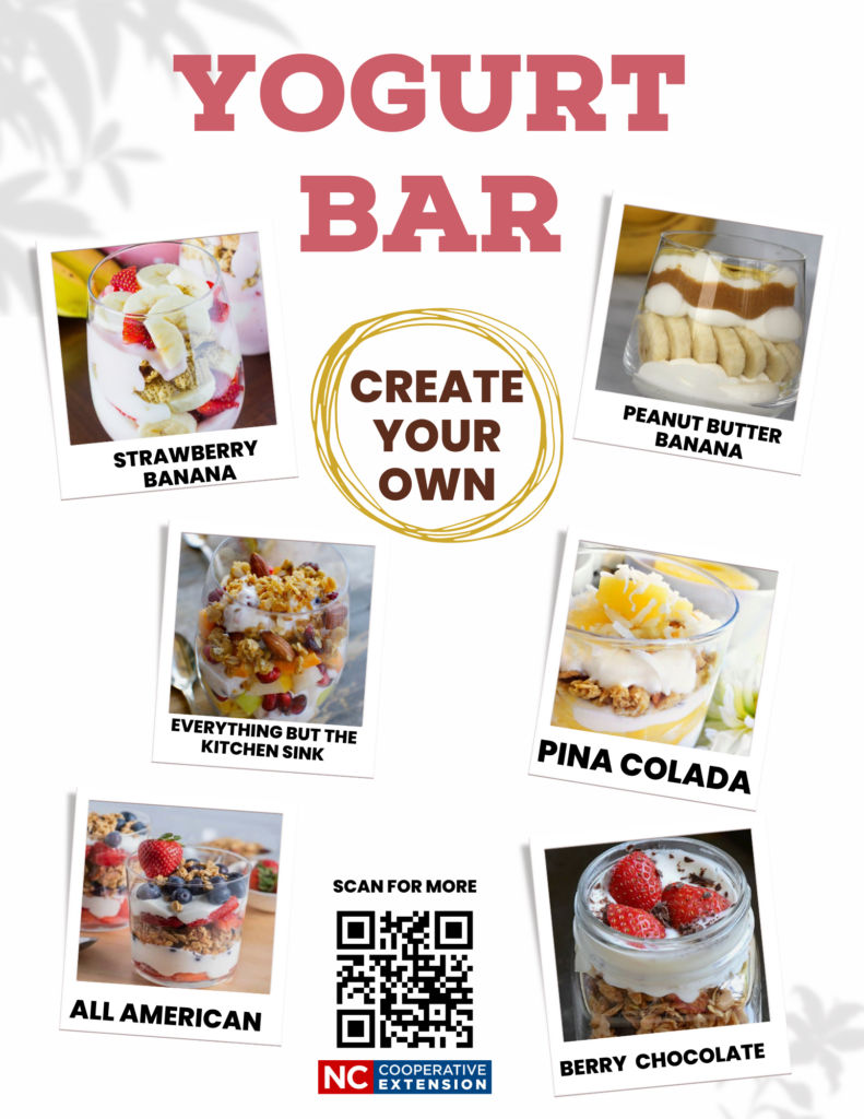 Create your own yogurt bar.