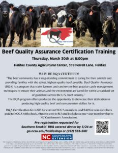 Cover photo for Beef Quality Assurance Certification Training