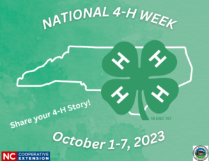 Cover photo for Celebrate National 4-H Week: October 1-7, 2023 by Sharing Your 4-H Story