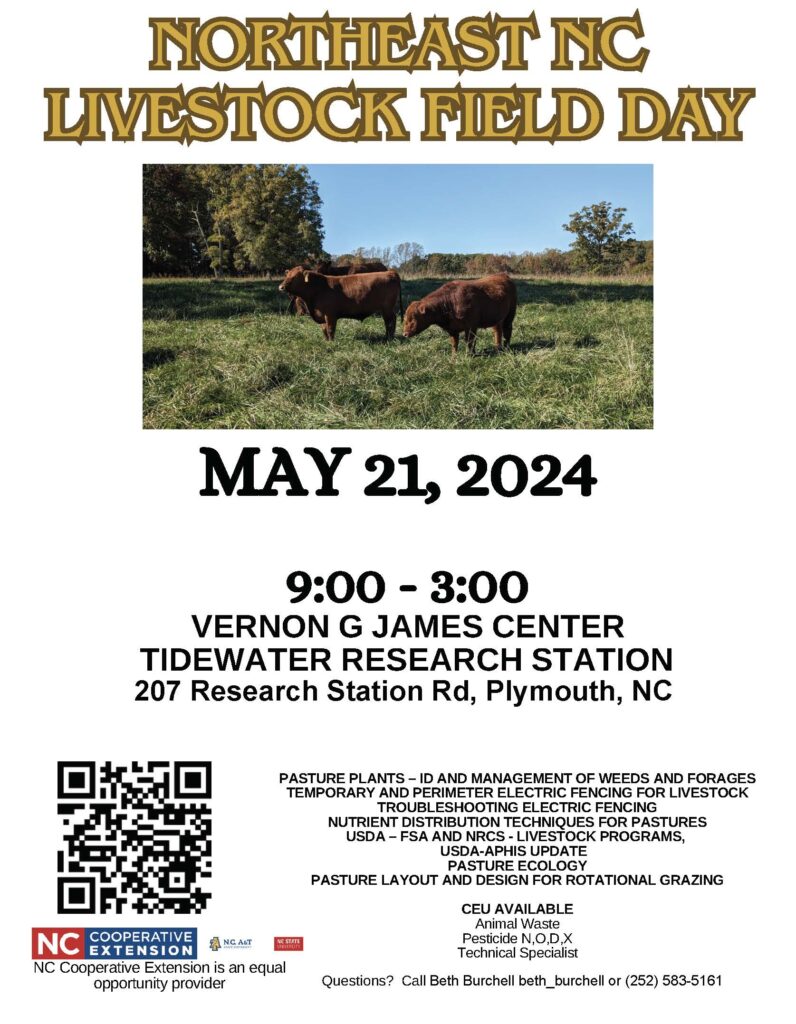 Northeast NC Livestock Field Day