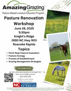 Cover photo for Summer Pasture Health in Focus: Attend Our Upcoming Renovation Workshop